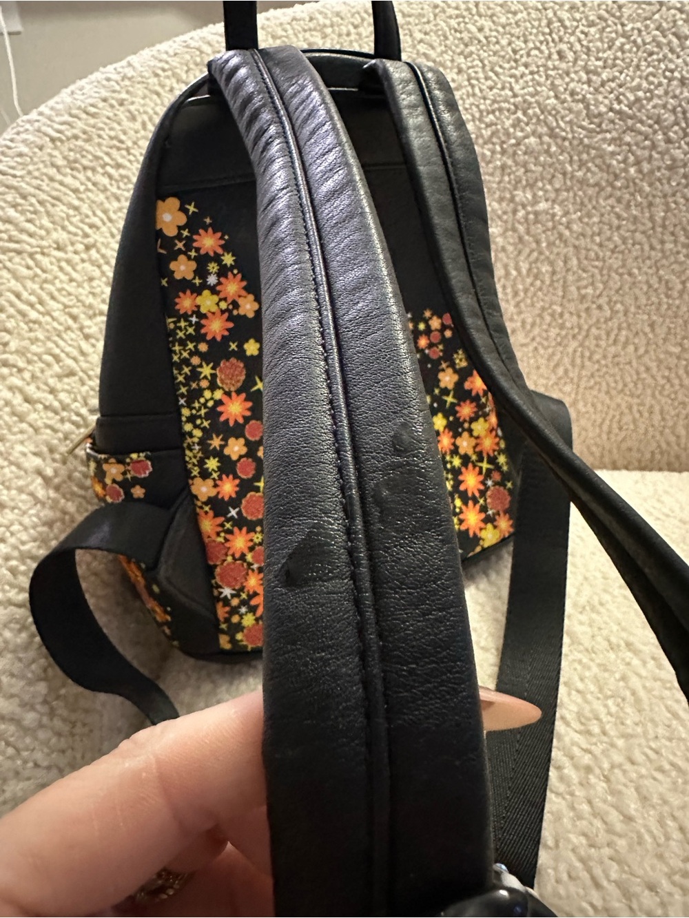 Pixar x Loungefly 'Remember Me' Floral Mini Backpack - Black - Picture 13 of 16